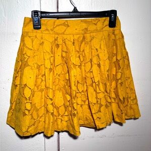 LOFT Floral Lace Skirt